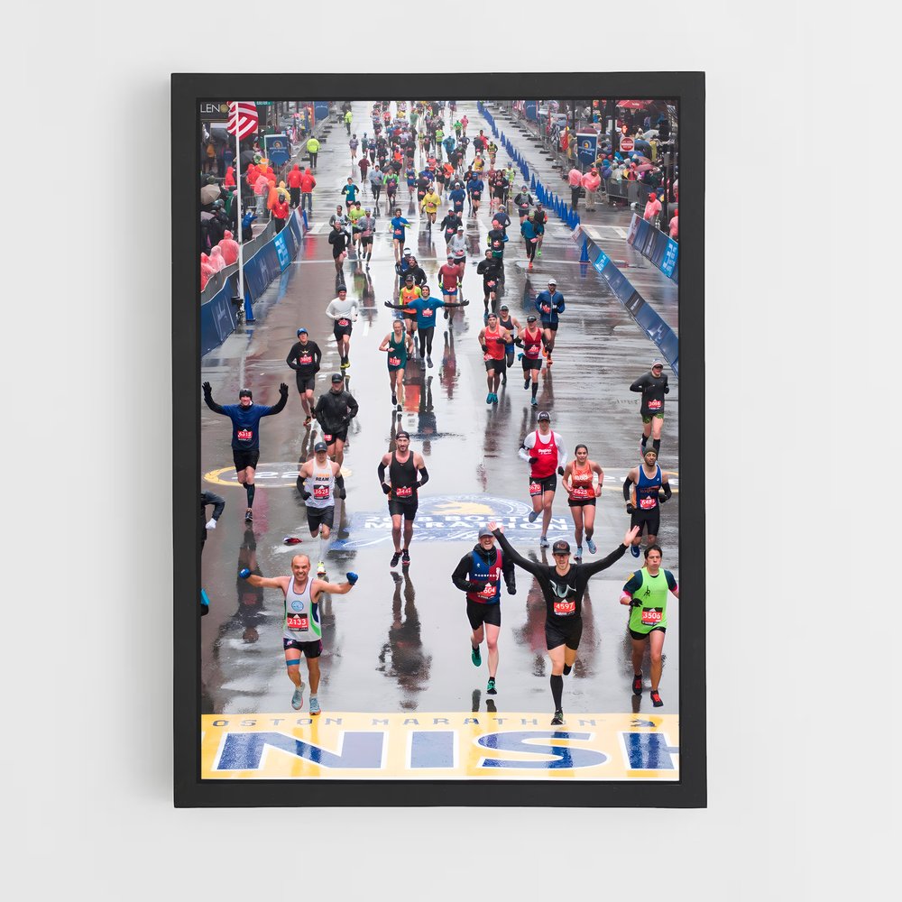 Poster Ligne d'Arrivée – affiche Athlétisme (vue 2)